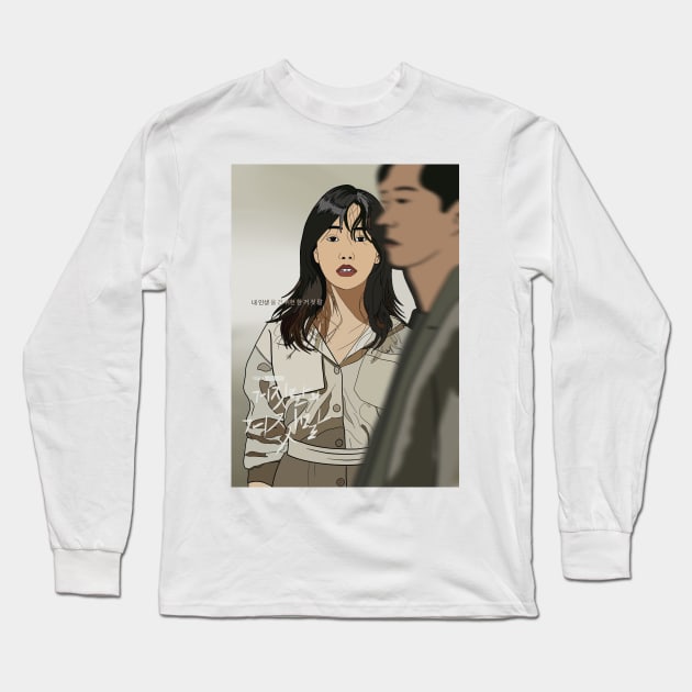 Lie After Lie-Kdrama pop art poster Long Sleeve T-Shirt by SturgesC